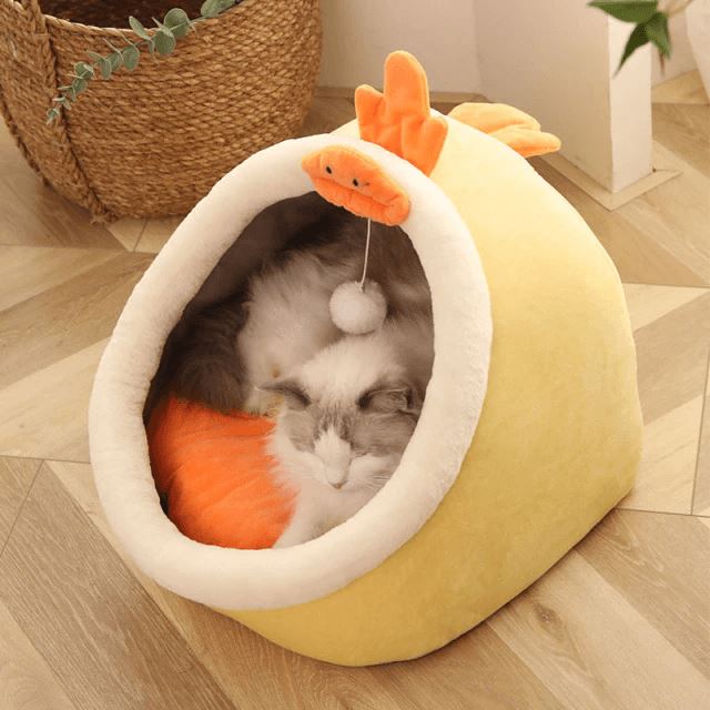 Cama Para Gato Iglu Sweet Home Lemon Store Pintinho P (31x30x28cm) 