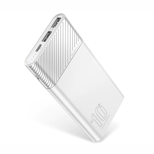 Carregador Portátil Power Bank Kuulaa - Ultra Rápido Carregador Portátil Lemon Store Branco 