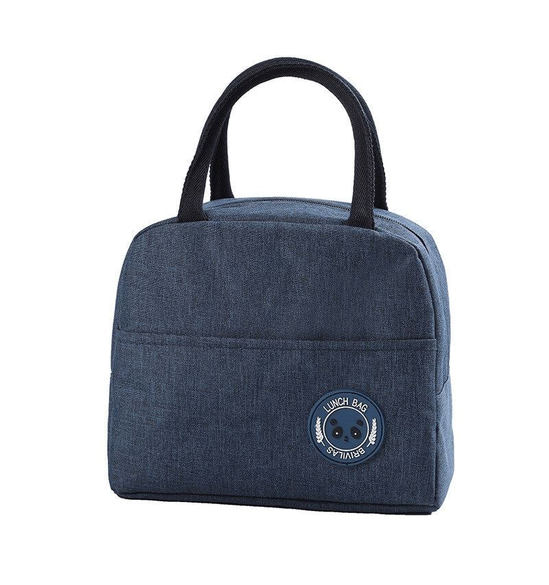 Lancheira Térmica Portátil Lunch Bag Lemon Store Azul 