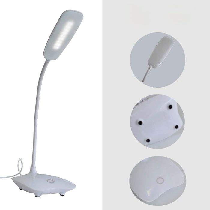 Luminária de Mesa LED White Light - Carregamento USB