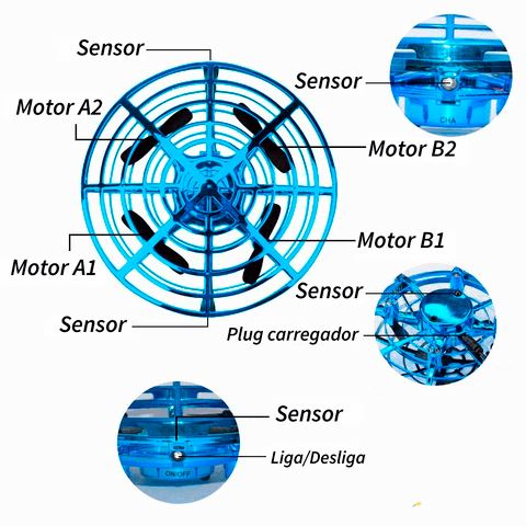 Mini Drone Infantil Smart UFO