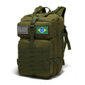 Mochila Tática Militar 50L - A Prova D'Água Lemon Store Verde Militar 